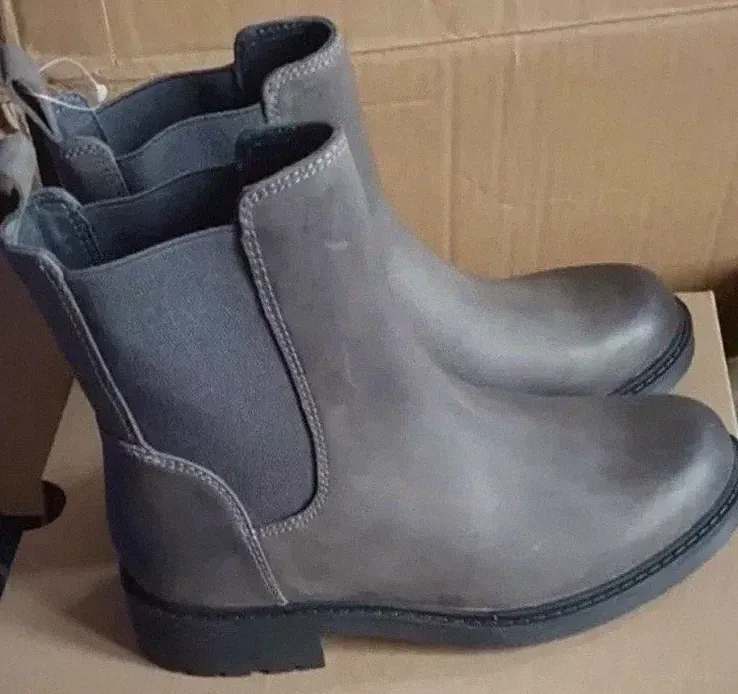 Clarks Orinoco 2 Top Chelsea Damen Dunkelgrau Stiefel Größe UK 3 E EU 35,5.