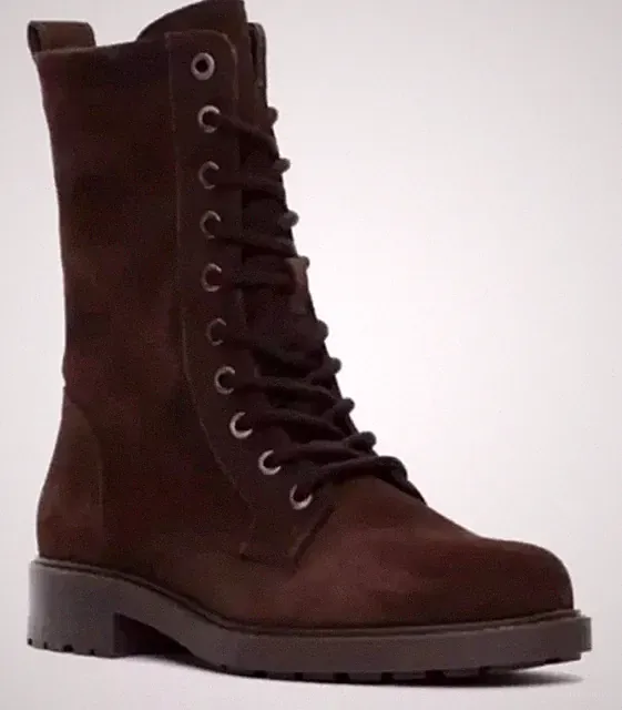 Clarks Orinoco2 Style dunkelbraune Damenstiefel aus Wildleder UK-Größe 3 E EU 35,5