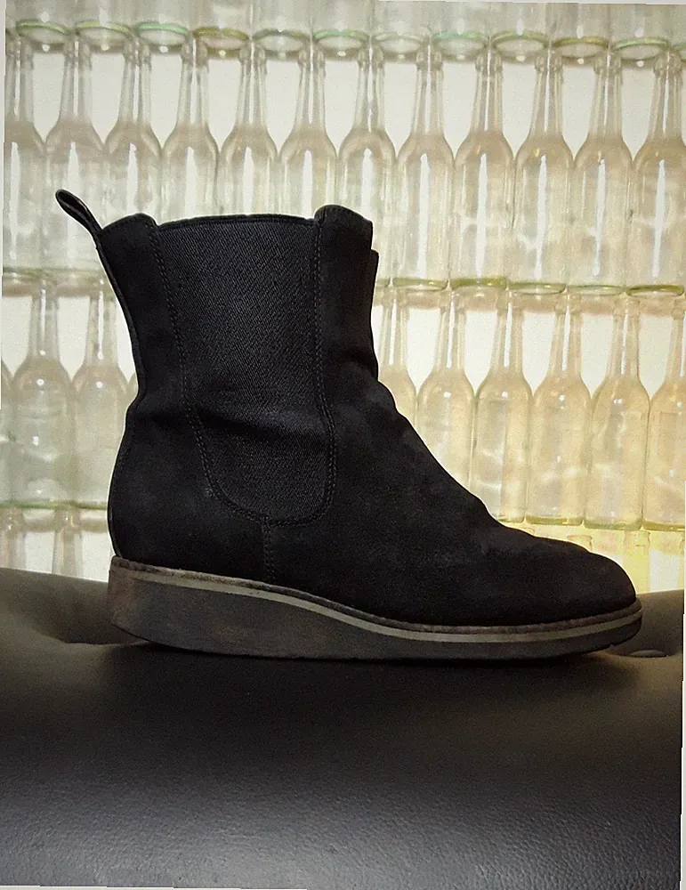 Classic Wildleder Chelsea Stiefeletten / Plateau / Wasserdicht / Größe 38,5