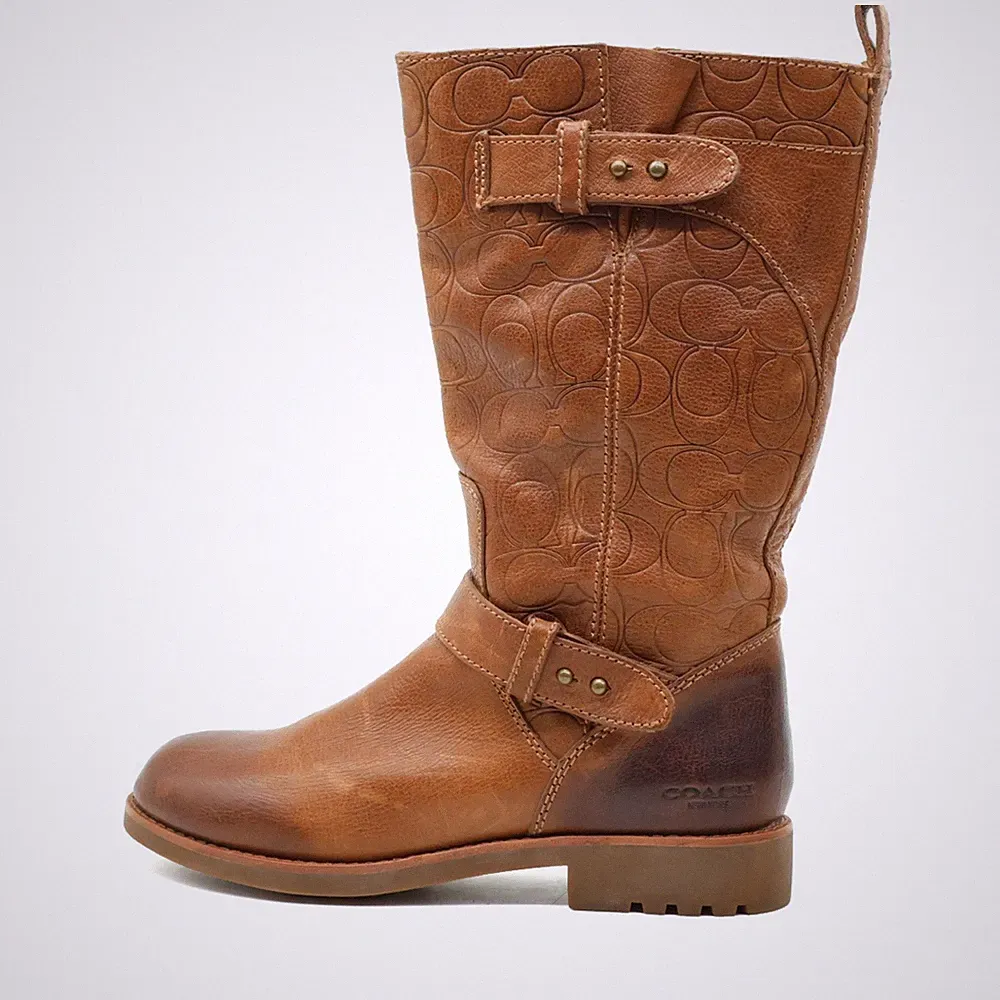 Coach Damen Virginia A4238 Stiefel Cognac Braun Langlebig Reitstiefel EU 36,5