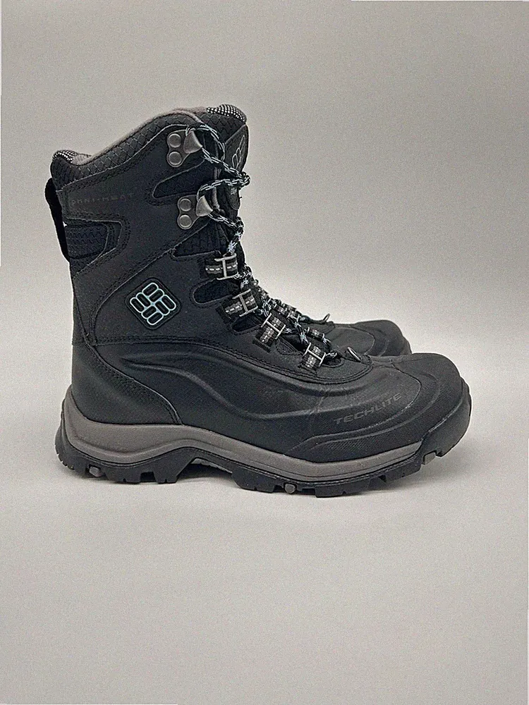 Columbia Bugaboot Plus III Omni-Heat Damen Schneestiefel Schwarz EUR 38,5