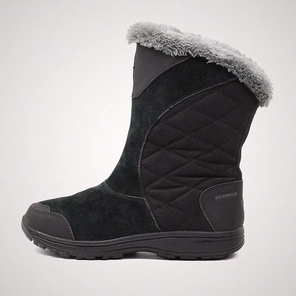 Columbia Damen BL1582-011 Stiefel Schwarz Wildleder Mittel Winterstiefel EU 39,5
