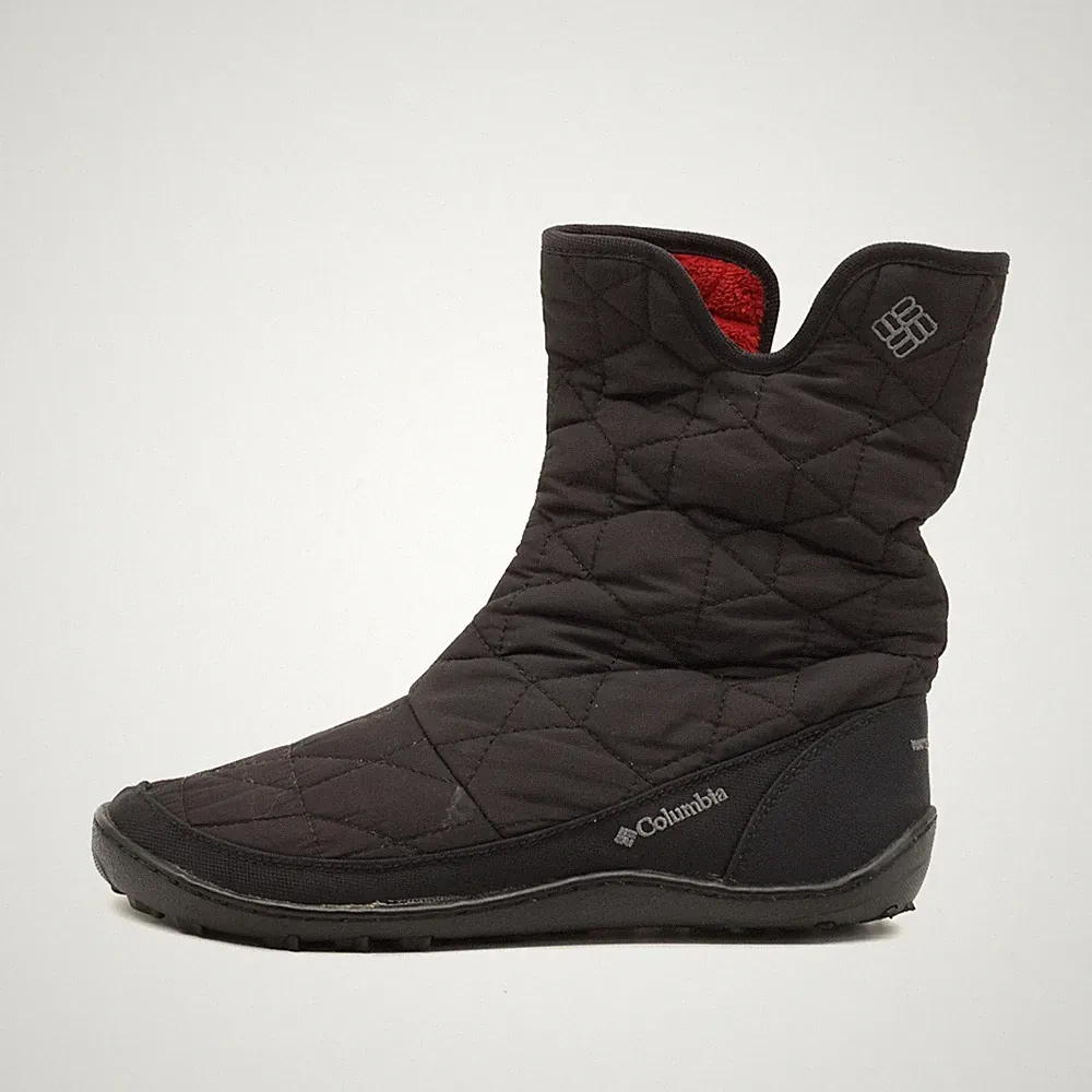 Columbia Damen BL1597-010 Winterstiefel Schwarz Textil Omni-Grip Stiefel EU 38.5
