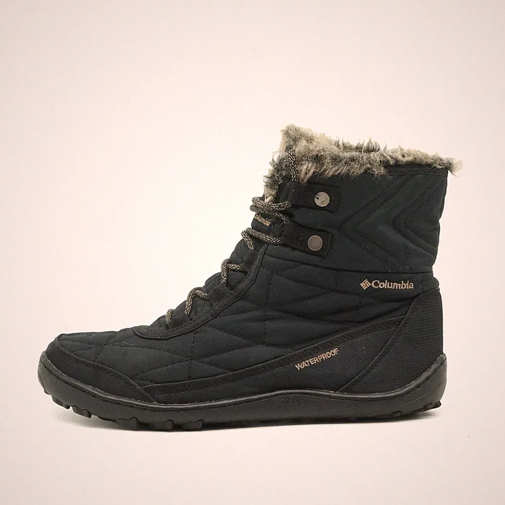 Columbia Damen BL5961-010 Stiefel Schwarz Omni-Grip Winterstiefel EU 39,5