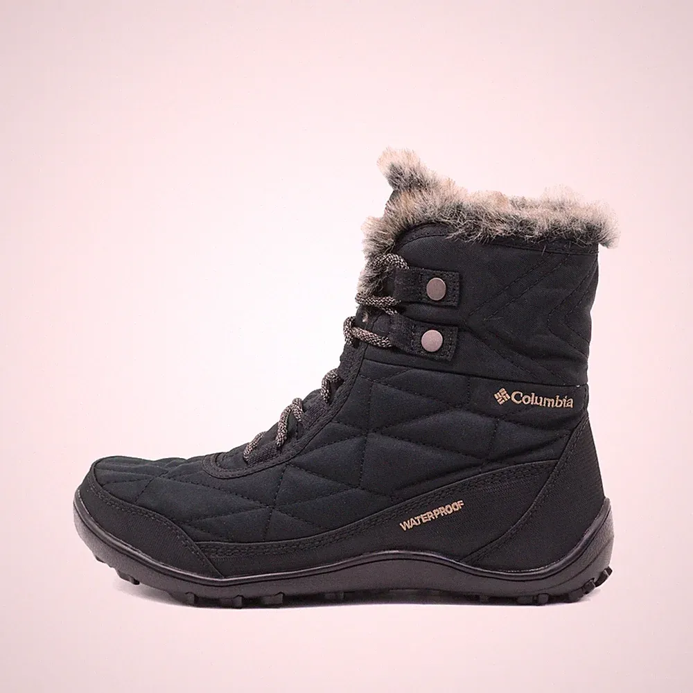 Columbia Damen BL5961-010 Stiefel Schwarz Textil Outdoor Winterstiefel EU 37,5