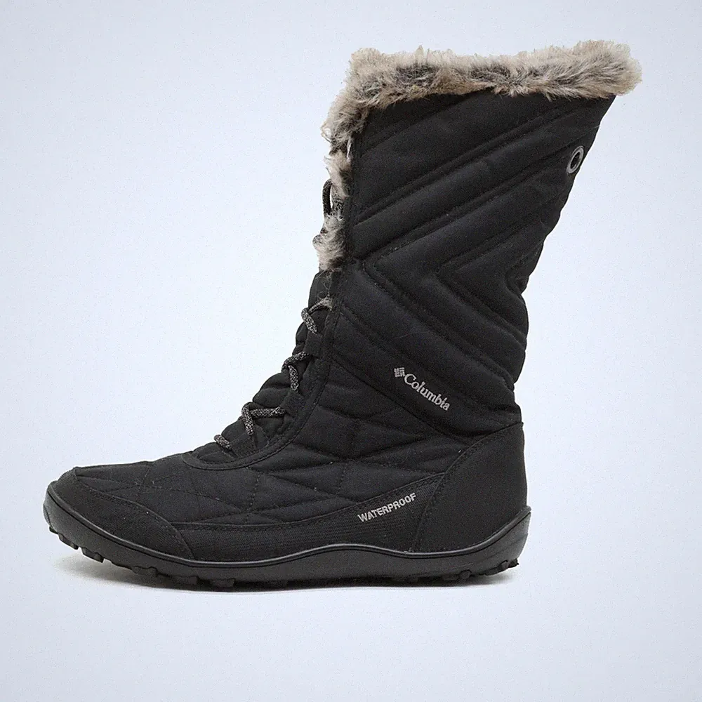 Columbia Damen BL5964 Stiefel Schwarz Textil Mittel Winter Winterstiefel EU 40.5