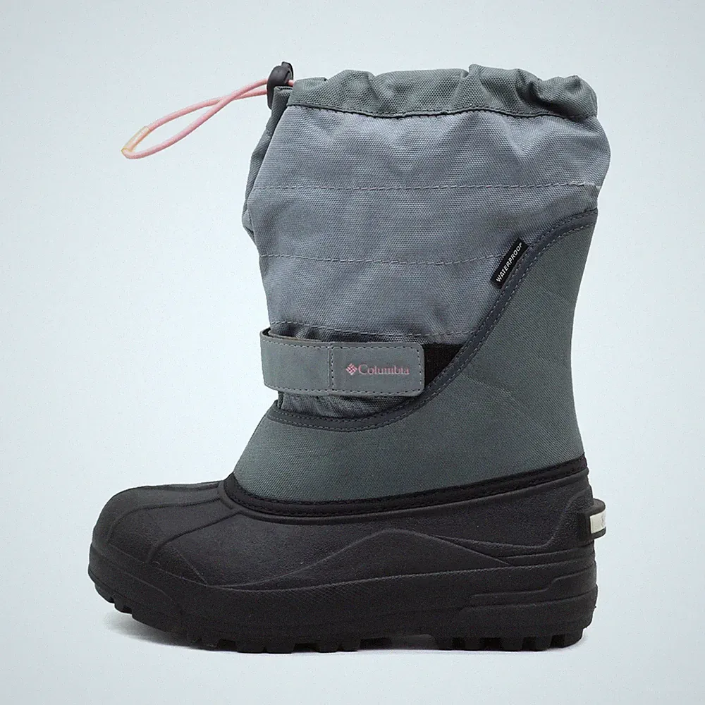 Columbia Damen BY1326-021 Stiefel Grau Synthetik Outdoor Winterstiefel EU 35