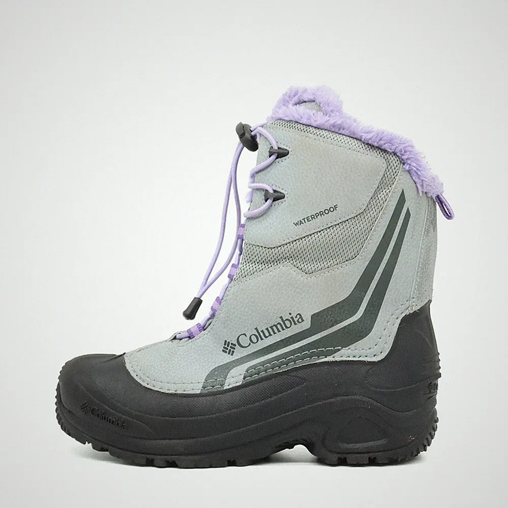 Columbia Damen BY5954-036 Stiefel Grau/Lila Synthetik Winter Winterstiefel EU 39