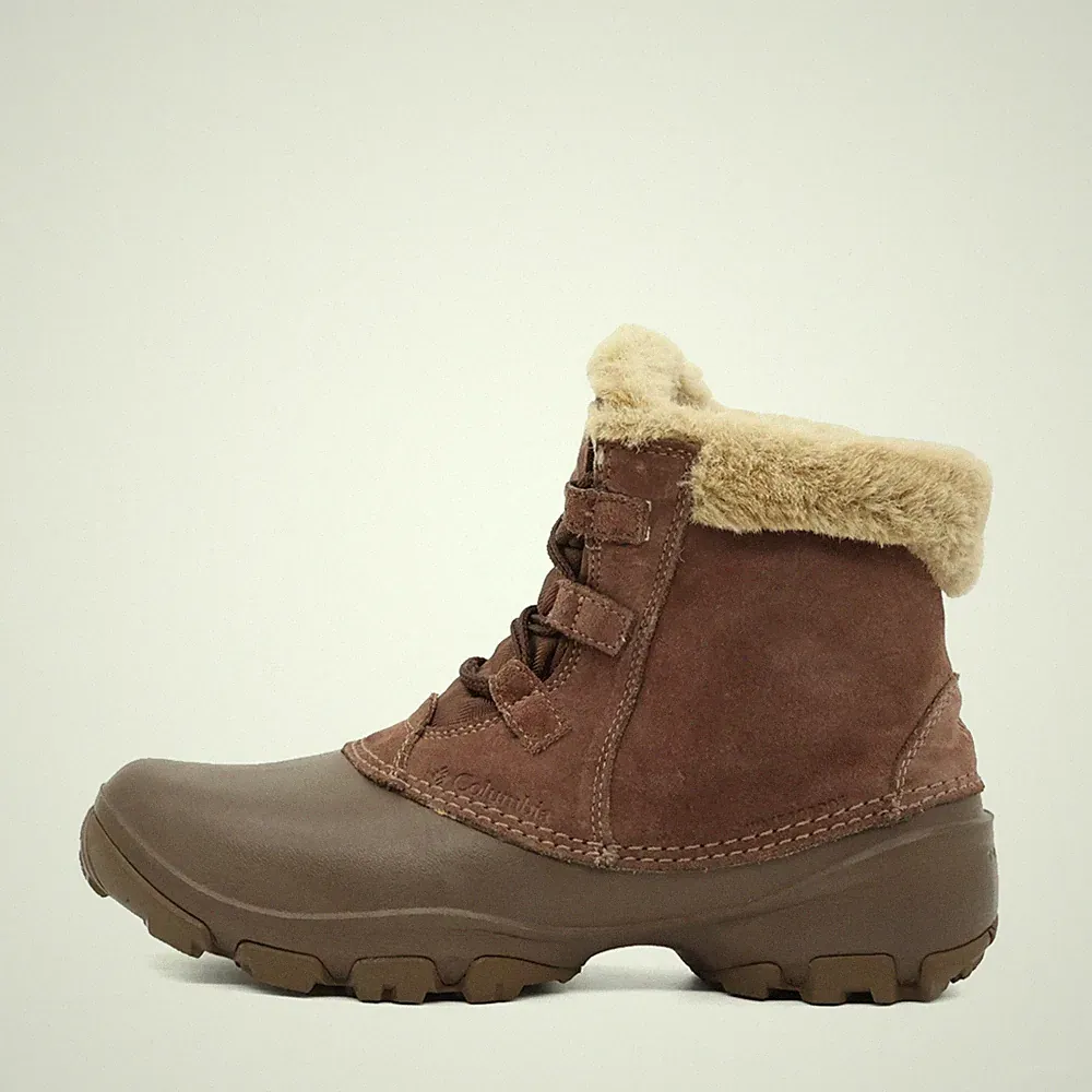 Columbia Damen WMN'S BL1601-256 Stiefel Braun Leder Winter Winterstiefel EU 39,5