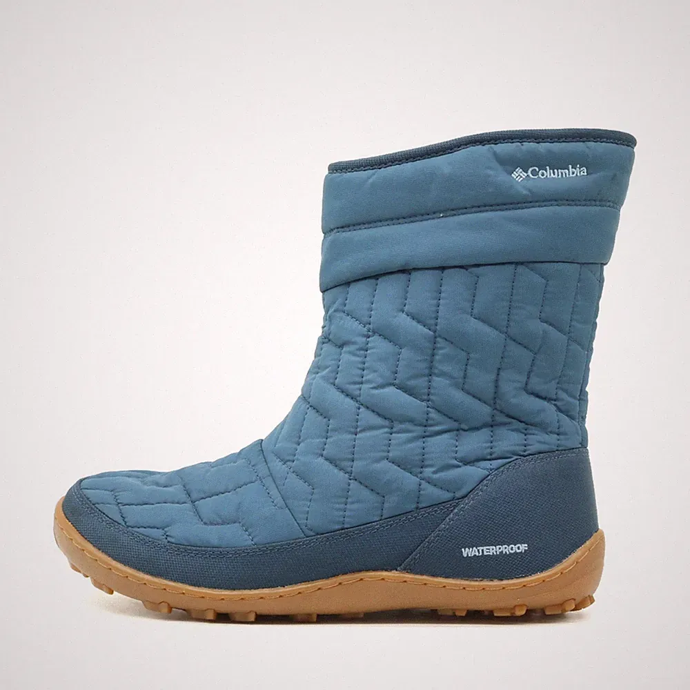 Columbia Damen YL1099-492 Stiefel Blau Synthetik Waterproof Winterstiefel EU 39
