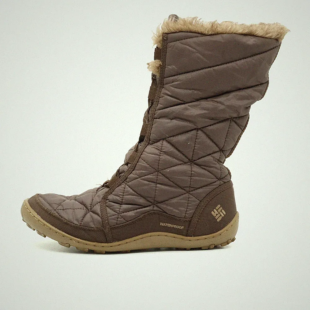 Columbia Damen YL5164-231 Stiefel Braun Textil Winter Winterstiefel EU 39.5