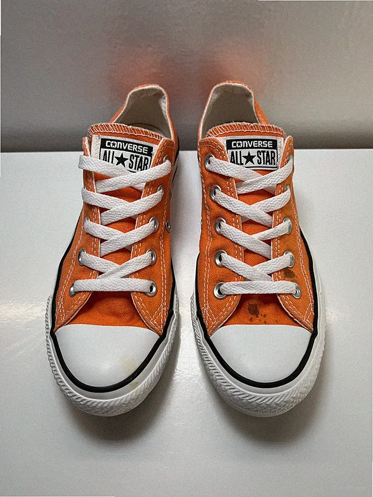 Converse All Star Sneaker Turnschuhe Chuck Taylor Low Top Damen Orange Size 36,5