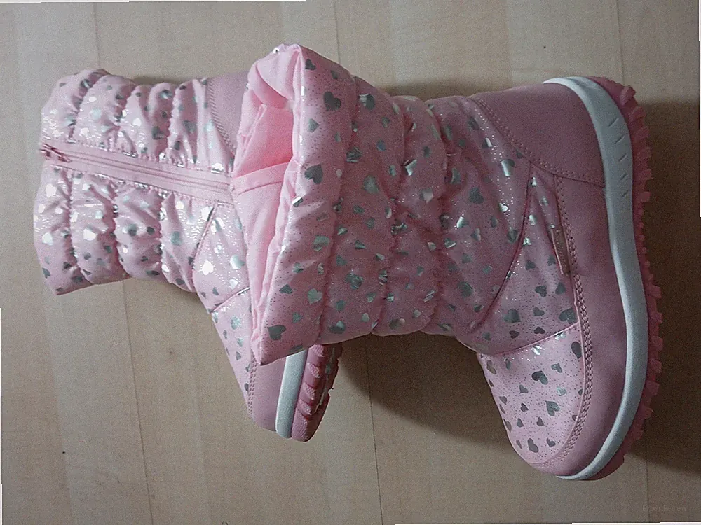 Cortina Winterstiefel neu Gr. 35 rosa metallic