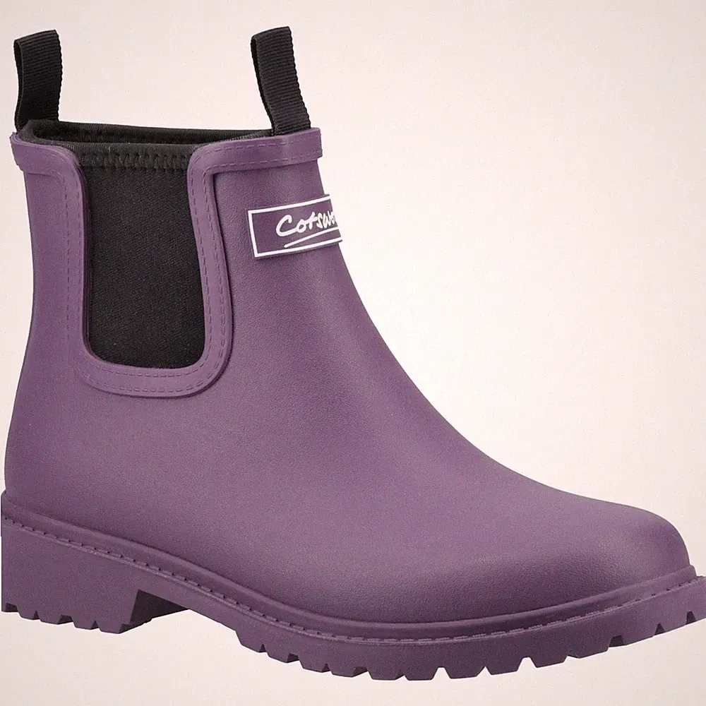 Cotswold Barton TPR+Neopren Damen lila Gummistiefel