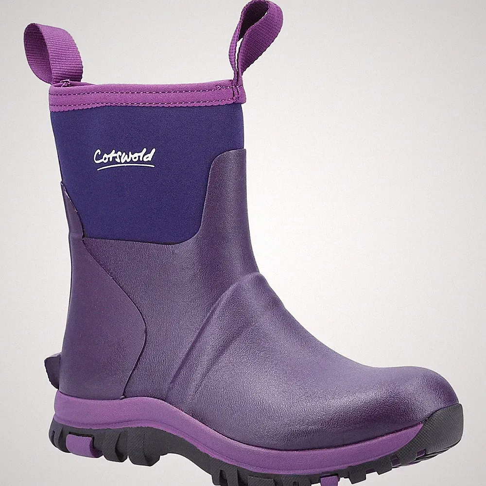Cotswold Blaze TPR+Neopren Damen Lila Gummistiefel
