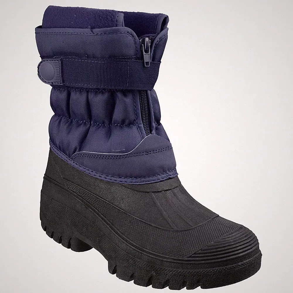 Cotswold Chase Stoff Dunkelblaue Gummistiefel