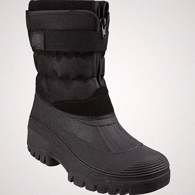 Cotswold Chase Stoff Schwarze Farbe Gummistiefel