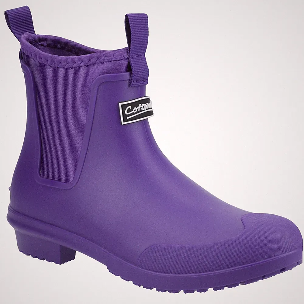 Cotswold Damen Wasserdicht Kurz Gummistiefel Grosvenor Knöchel Chelsea Dealer