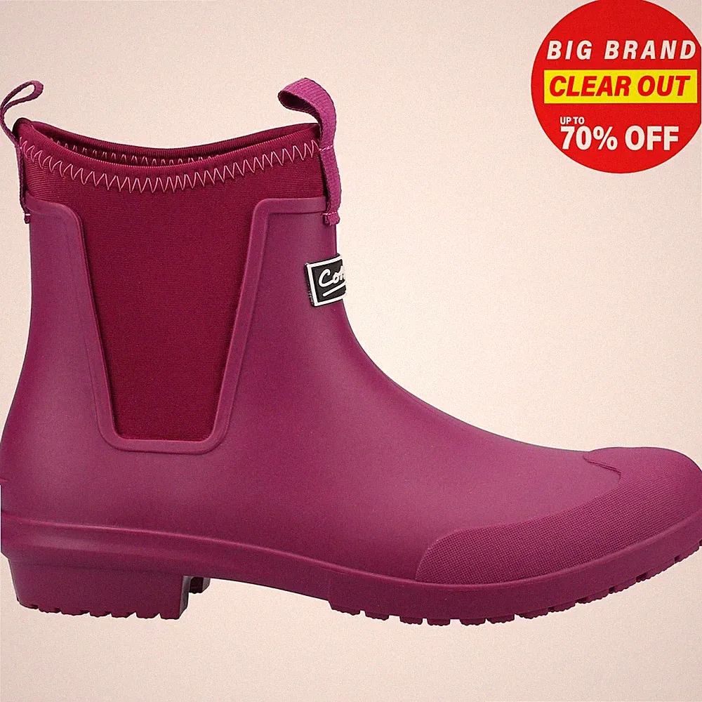 Cotswold Grovsner Damen Outdoor Wasserdicht Wandern Garten Gummistiefel Lila
