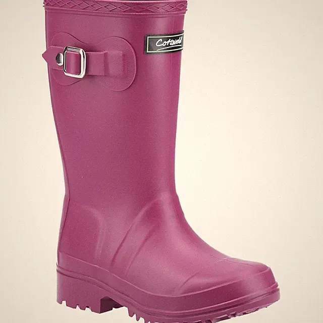 Cotswold Kinder Lange Stiefel - Buckingham Gummistiefel - 2 Farben, 1-13