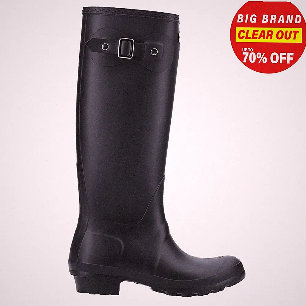 Cotswold Sandringham Damen Outdoor Wasserdicht Wandern Gummistiefel Schwarz