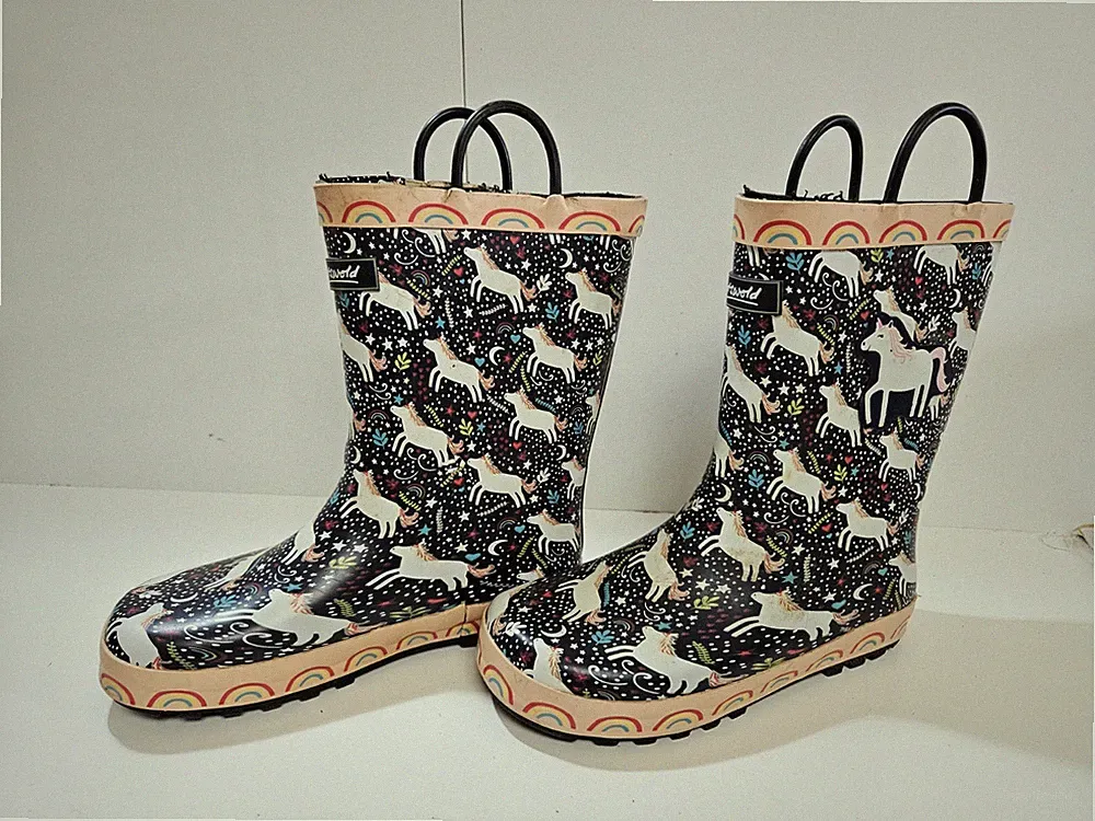Cotswolds Sprinkle Gummistiefel Regenbogen Einhorn Regen Winter Outdoor UK 3