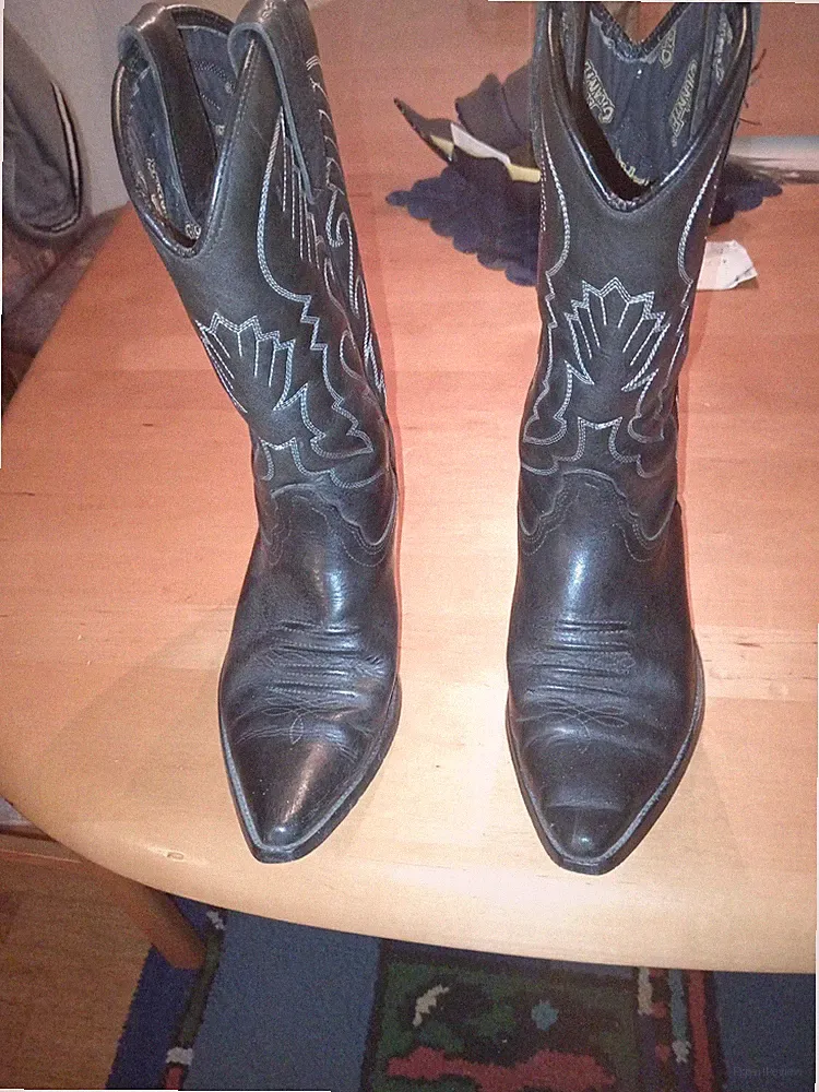 cowboystiefel 41 Damen und Herren Vollleder Sohle mit Gummi belegt