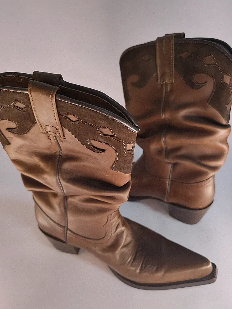 Cowboystiefel von Buffalo, Made in Mexiko Gr. 38, Leder, Linedance