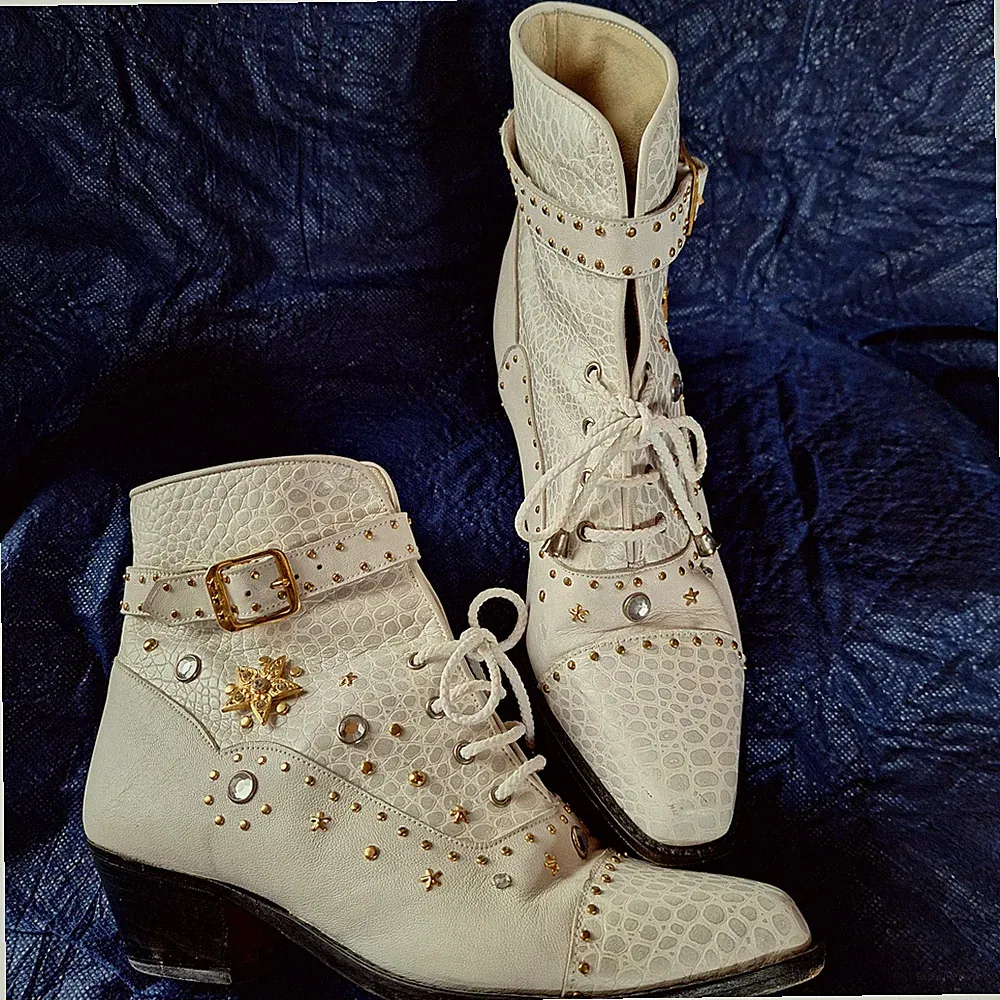 4 cm Cowboystiefel