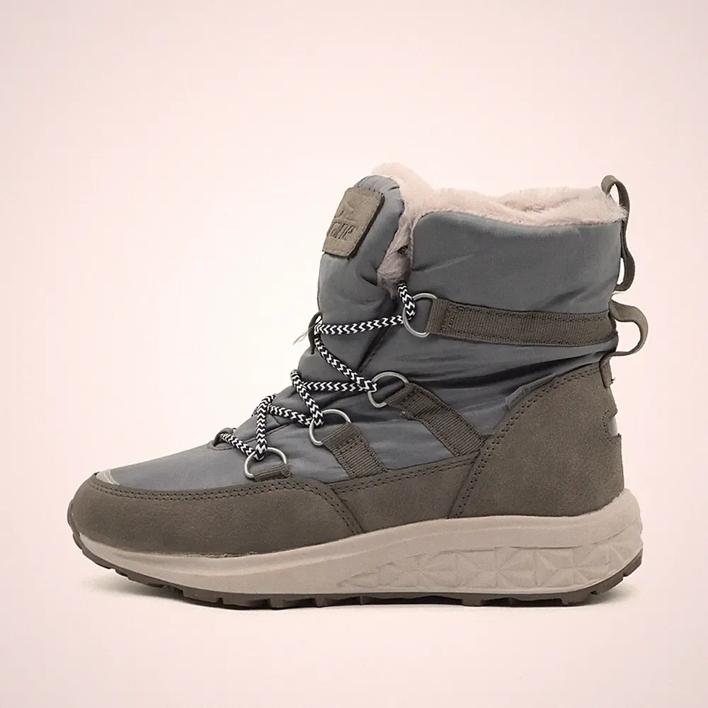 Crane Damen Winter Boots Stiefel Grau Outdoor Winterstiefel EU 37