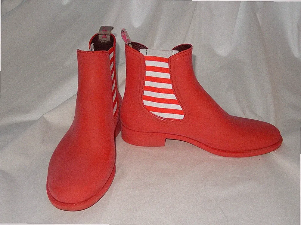 CRICKIT CHELSEA BOOTS STIEFEL GUMMISTIEFEL ROT GR. 38 NEU