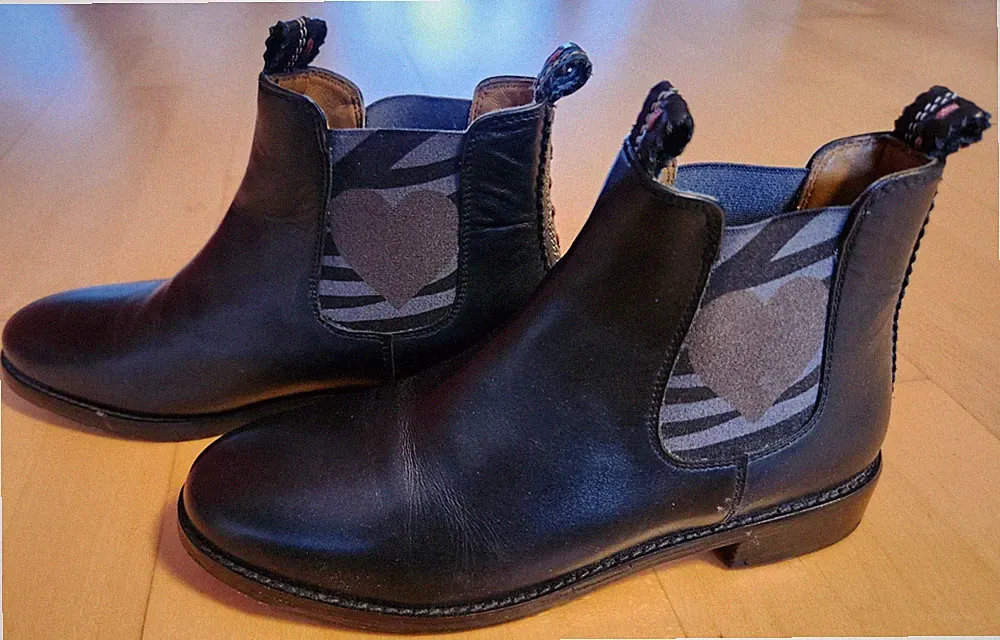 CRICKIT Chelsea Gr. 38 Damen Boots Stiefelette schwarz