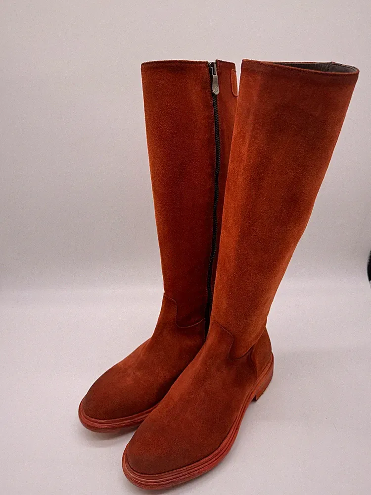 Crispiniano - Damen - Stiefelette - Overknee - Gr. 39 - W.Leder - Abs. 3cm