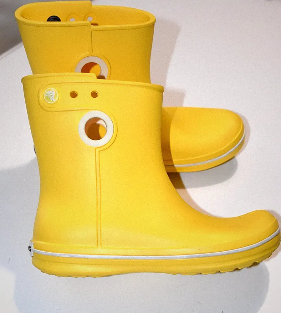 Crocband Jaunt Gummistiefel Gelb Neuwertig Gr. 36.5 UK4.5 USA 6