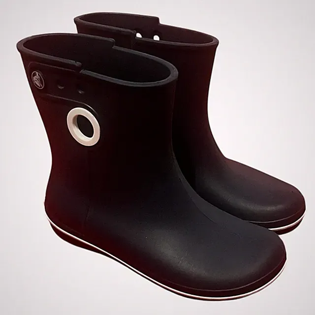 Crocs 15769 Blue Rubber Boots/Wellies Size W6 (US), EU 36-37.