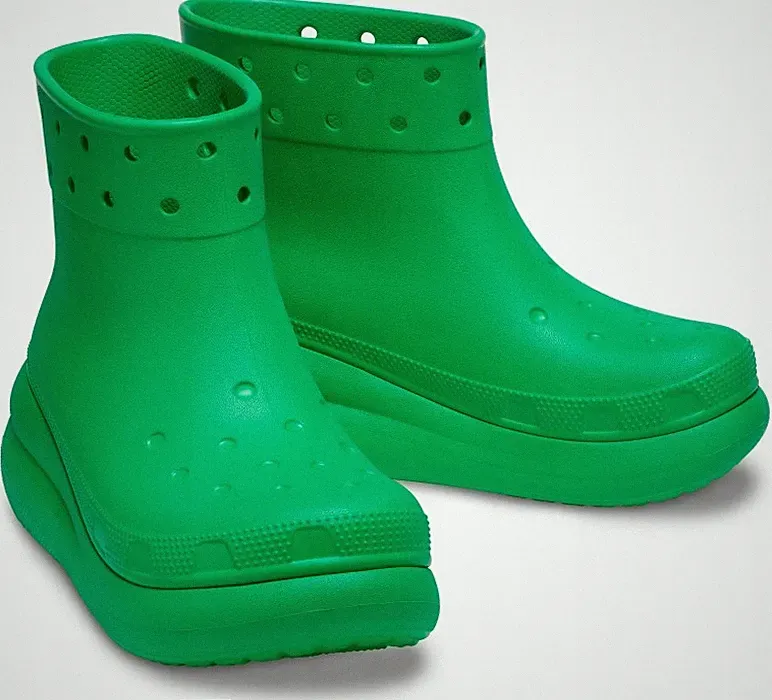 CROCS CLASSIC CRUSH REGENSTIEFEL 207946 | M9 | EU 42-43 | W11 | GRASGRÜN