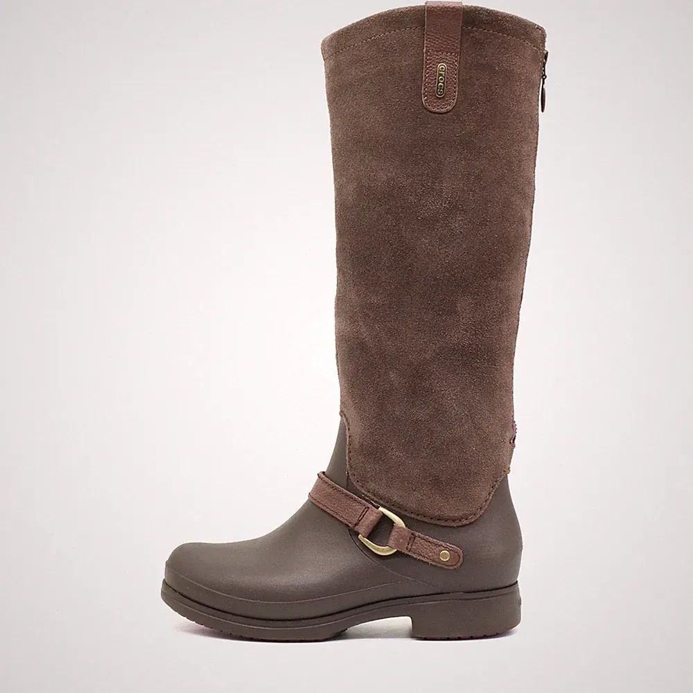 Wildleder Reitgummistiefel