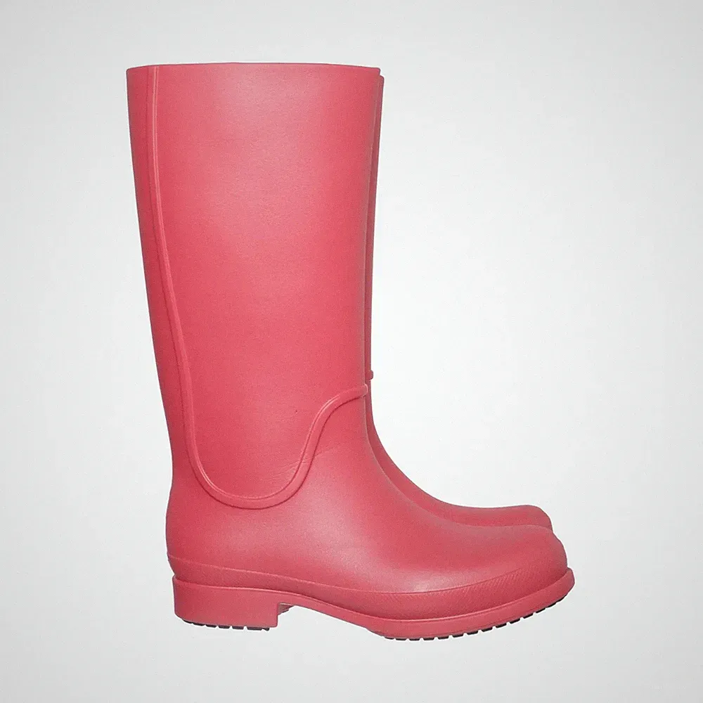 Crocs, Gummistiefel, Größe: 38/39, Rot, Damen #nzP