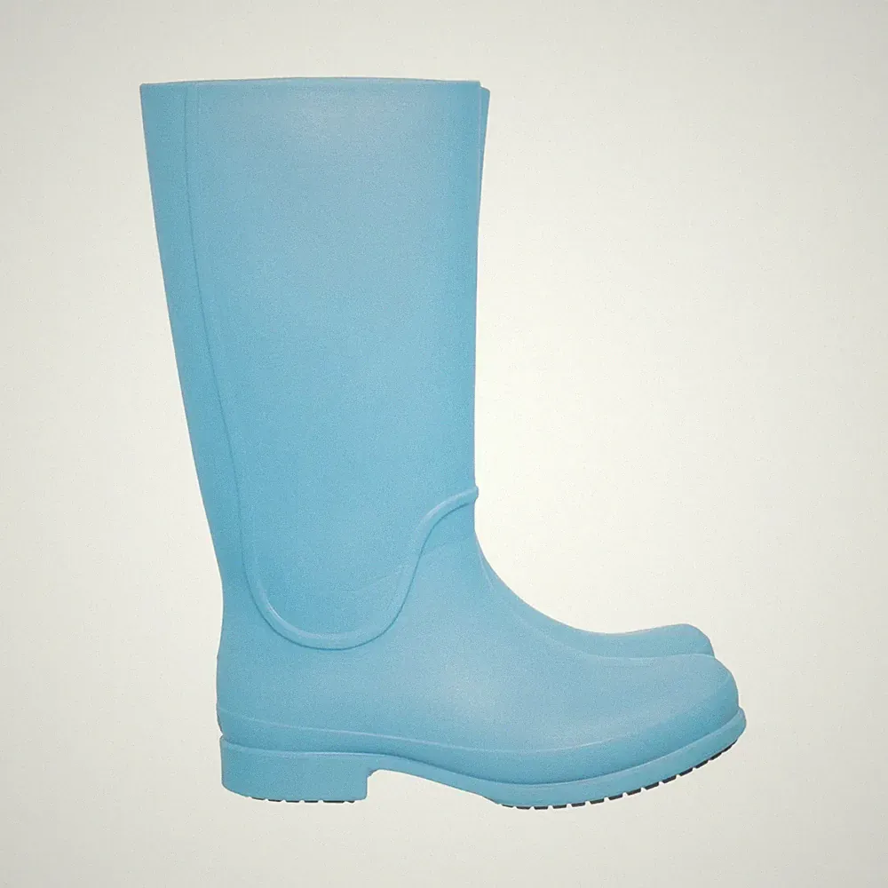 Crocs, Gummistiefel, Größe: 39/40, Blau, Damen #xlr