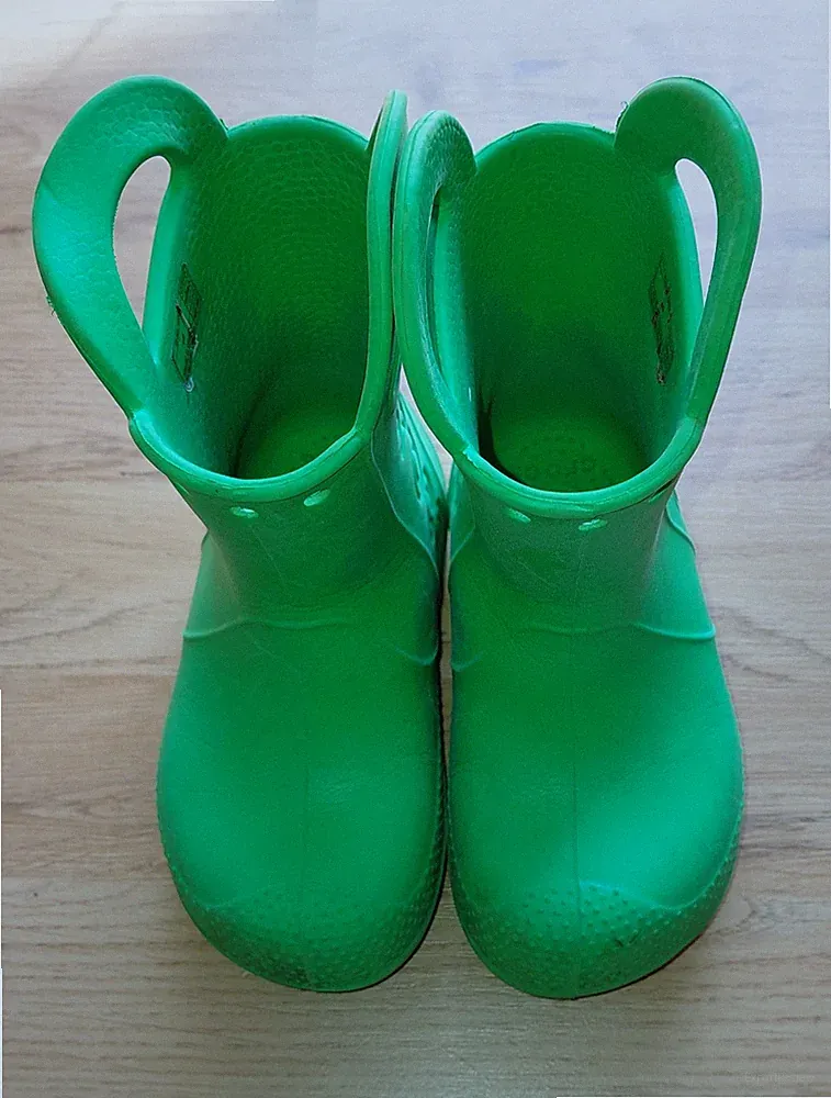 Crocs Gummistiefel Kinder, Grün, Gr. 26-27, C9