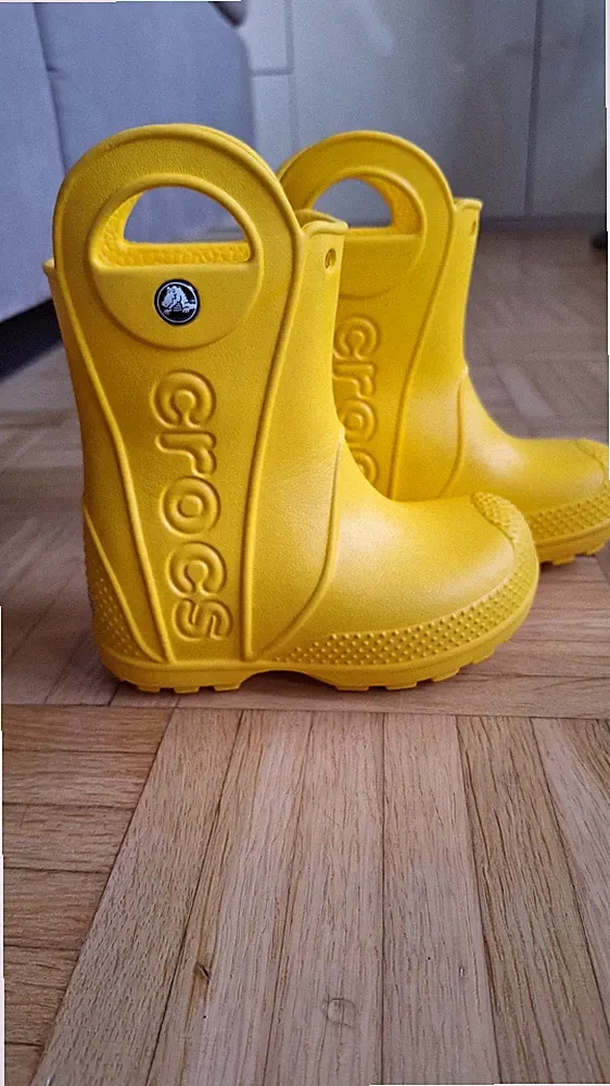 Crocs Gummistiefel, Leicht, Gelb, Neu, Unisex, Größe 23/24