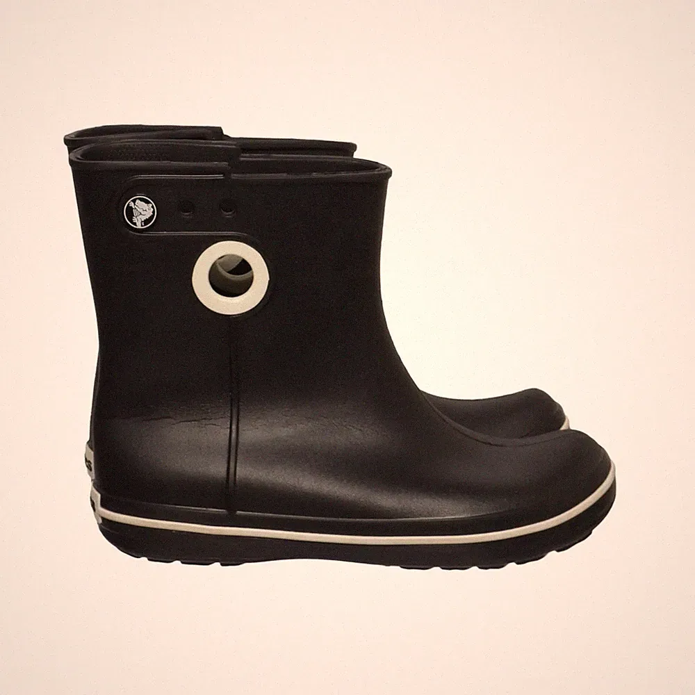 Crocs, Kurze Gummistiefel, Größe: 34/35, Schwarz, Damen #02J