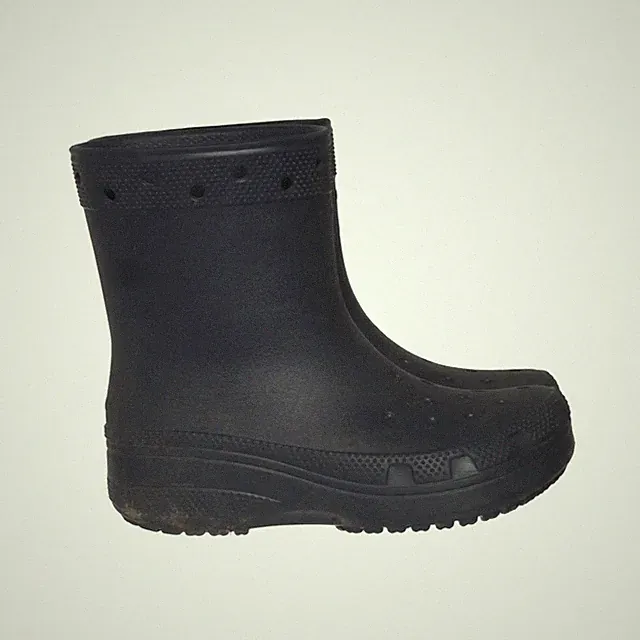 Crocs, Kurze Gummistiefel, Größe: 36/37, Blau, Polyurethan #1ok