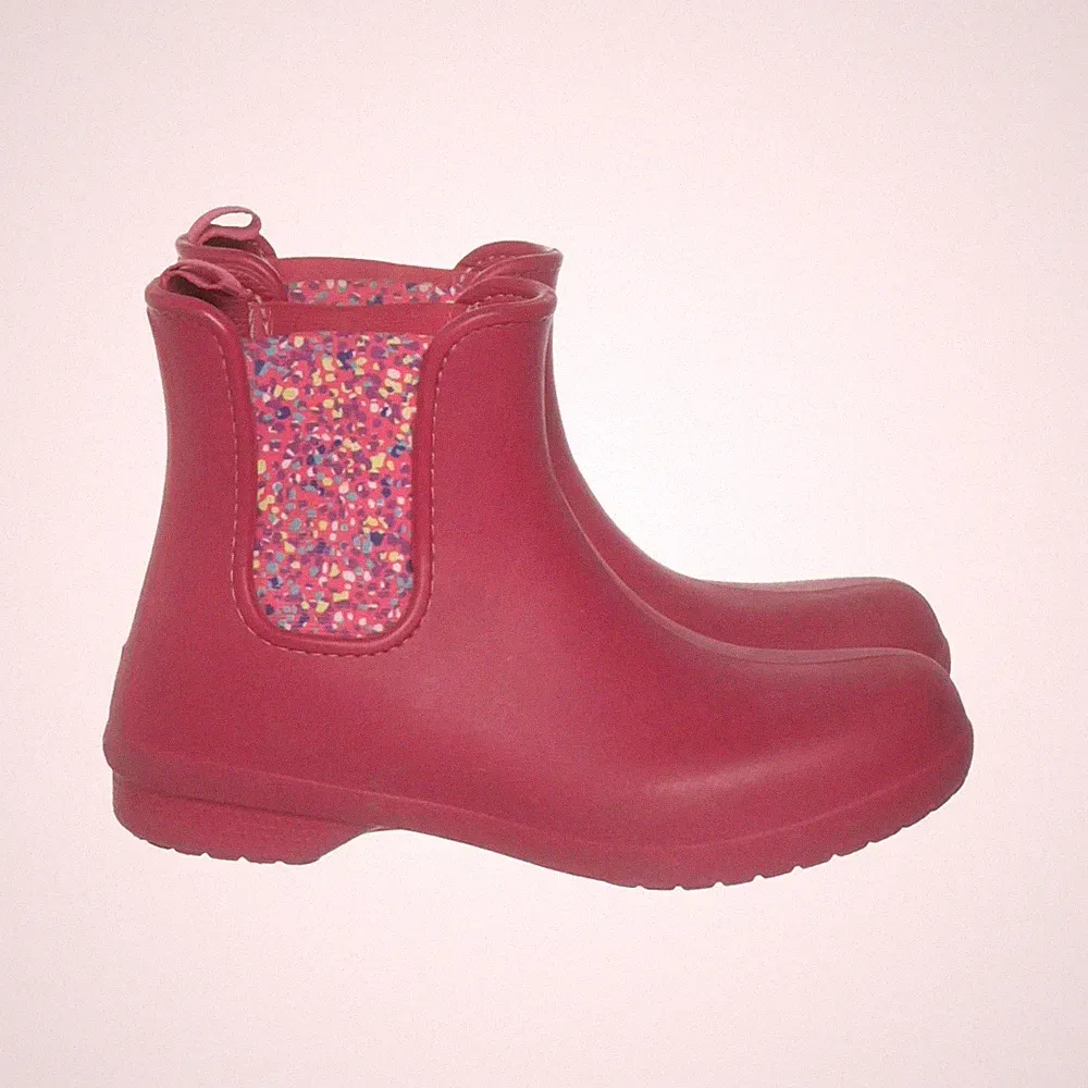 crocs gummistiefel damen pink