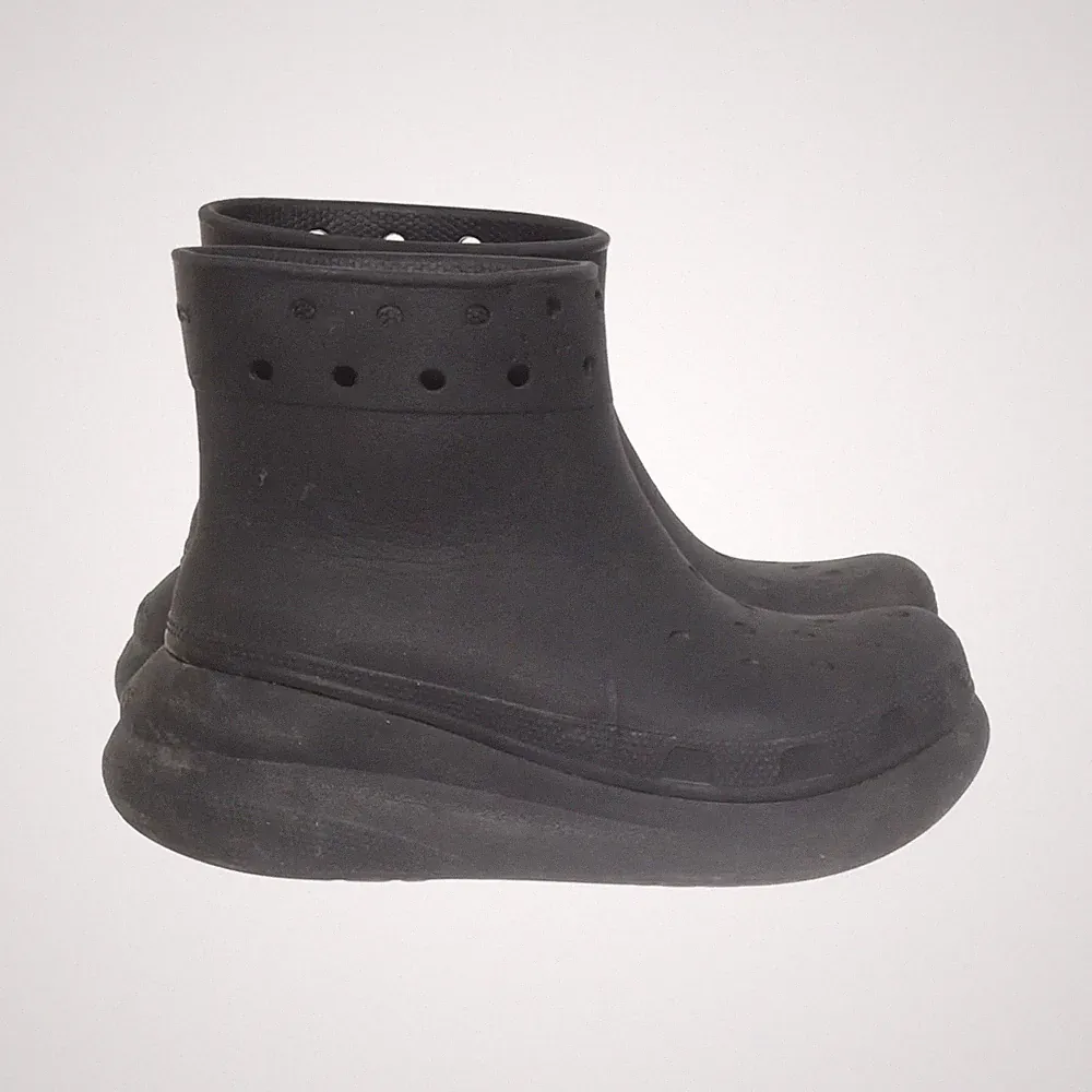 Crocs, Kurze Gummistiefel, Größe: 36/37, Schwarz, Damen #sgO
