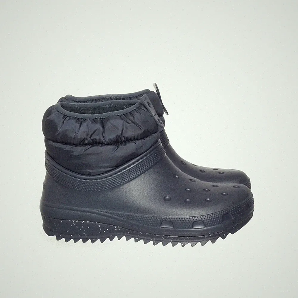 Crocs, Kurze Gummistiefel, Größe: 37/38, 207311, Blau, Kunstpelz, Damen #pq9