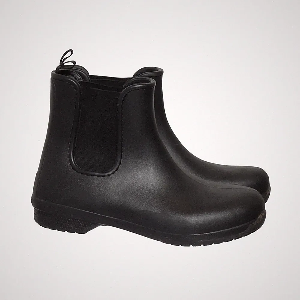 Crocs, Kurze Gummistiefel, Größe: 38/39, model: chelsea boot, Schwarz #gMk