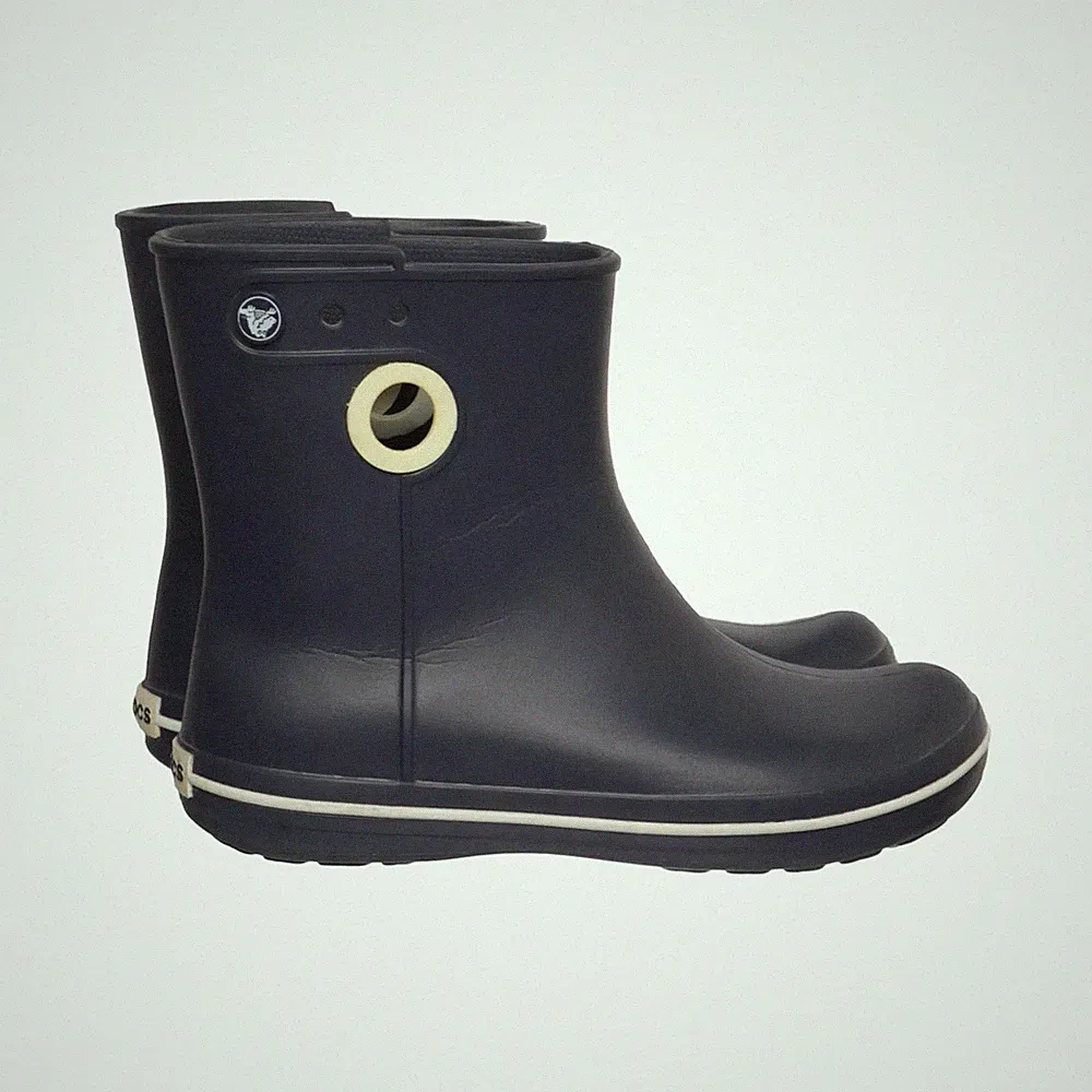 Crocs, Kurze Gummistiefel, Größe: 39/40, model: 15769, Blau, Damen #Qql
