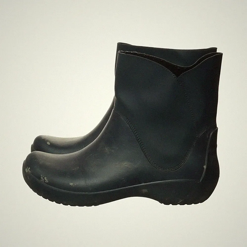 Crocs, Kurze Gummistiefel, Größe: 39/40, model: 203417, Blau, Damen #gPv