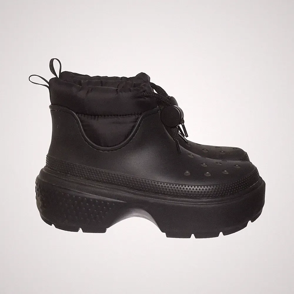 Crocs, Kurze Gummistiefel, Größe: 42/43, model: classic neo puff, Schwarz #SIx